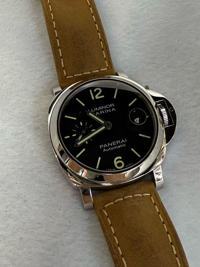 Full set 沛納海廬米系列 Panerai Luminor Marina 「送:原裝白色錶帶一套」-3