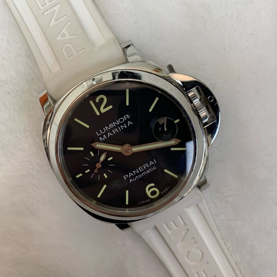 Full set 沛納海廬米系列 Panerai Luminor Marina 「送:原裝白色錶帶一套」-6