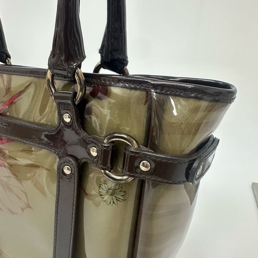 【赫蒂國際精品】 Salvatore Ferragamo 動物紋乙烯基手提包 vintage 二手 中古-18