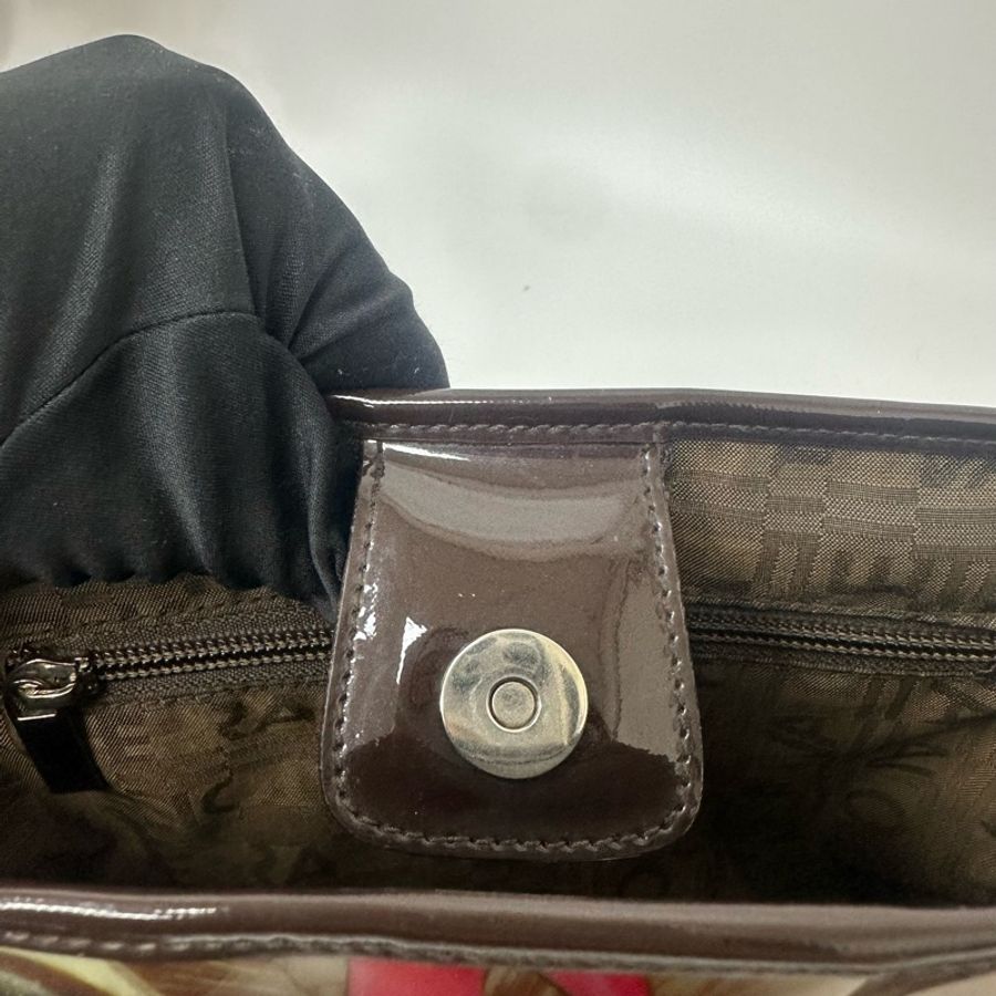【赫蒂國際精品】 Salvatore Ferragamo 動物紋乙烯基手提包 vintage 二手 中古-25