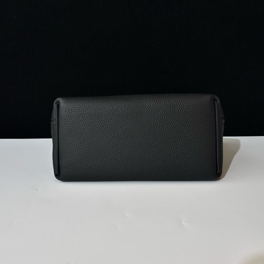 愛馬仕/Hermes 黑銀mini 2424 手提包斜挎包 togo皮-6