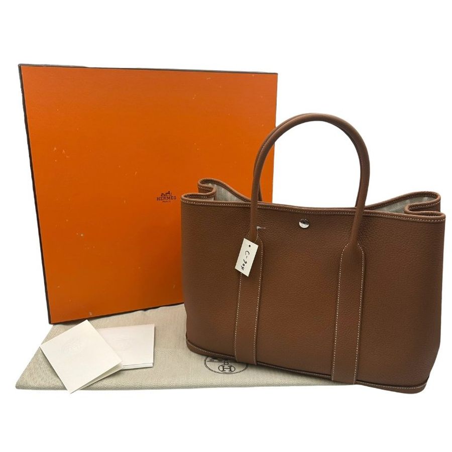 【美收精品】HERMES Garden Party 36 C-704【隔月月中將轉賣至日本 上架期限30天】-0