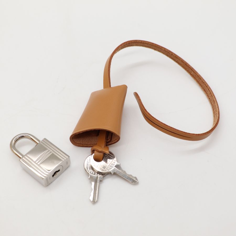 Hermes Herbag Zip 31 鵝黃/棕 拚色 銀扣外縫包邊 D刻-19