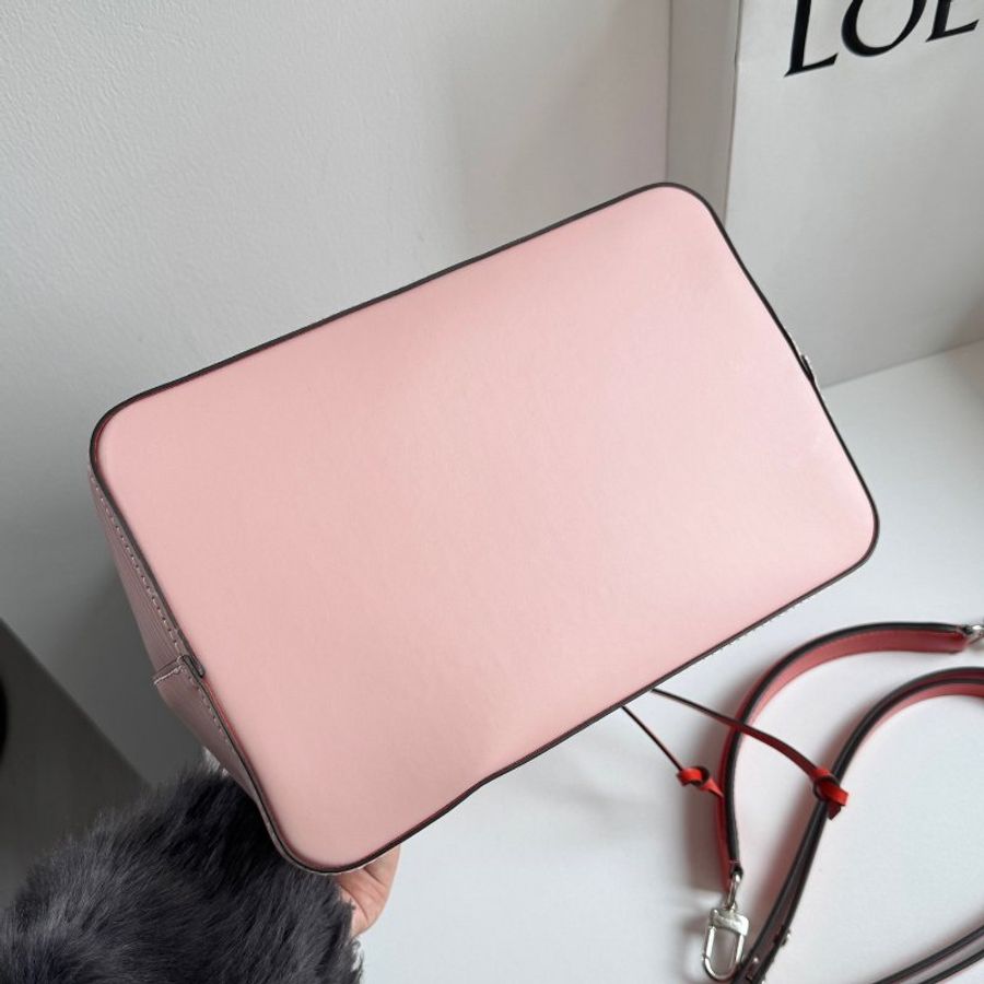 路易威登/Louis Vuitton Noe櫻花粉中號水波紋水桶包-8