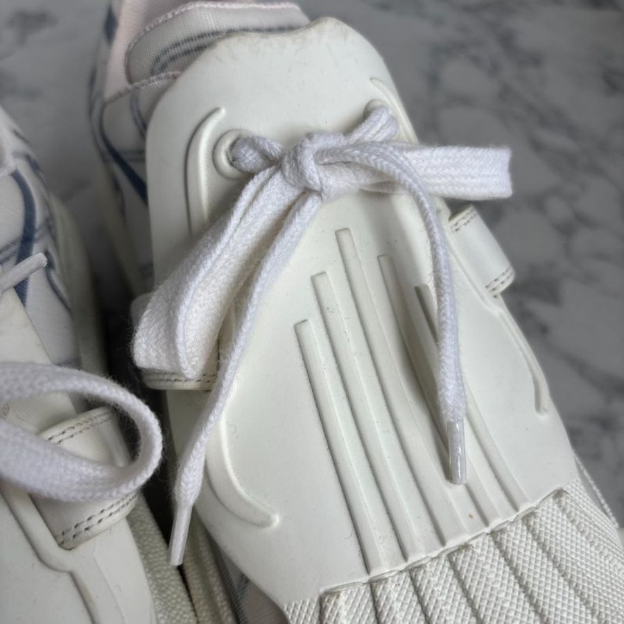 ✨超美款式 DIOR 白底貝殼頭藍LOGO休閒鞋 38.5-9