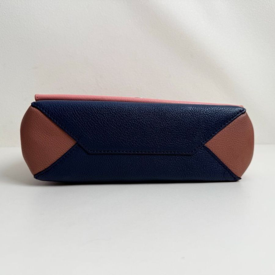 芯片款 路易威登/Louis Vuitton 粉藍拼色手提包-4