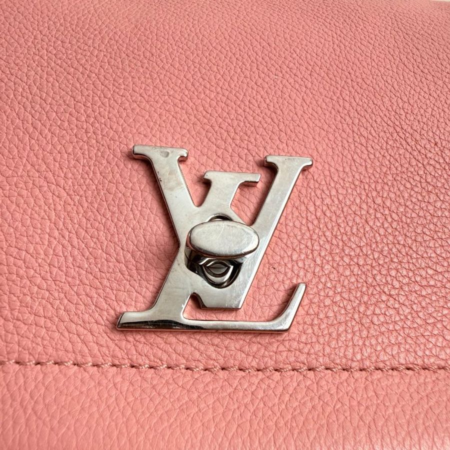 芯片款 路易威登/Louis Vuitton 粉藍拼色手提包-9