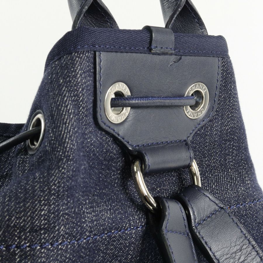 CHANEL 帆布Bucket Backpack背包-8