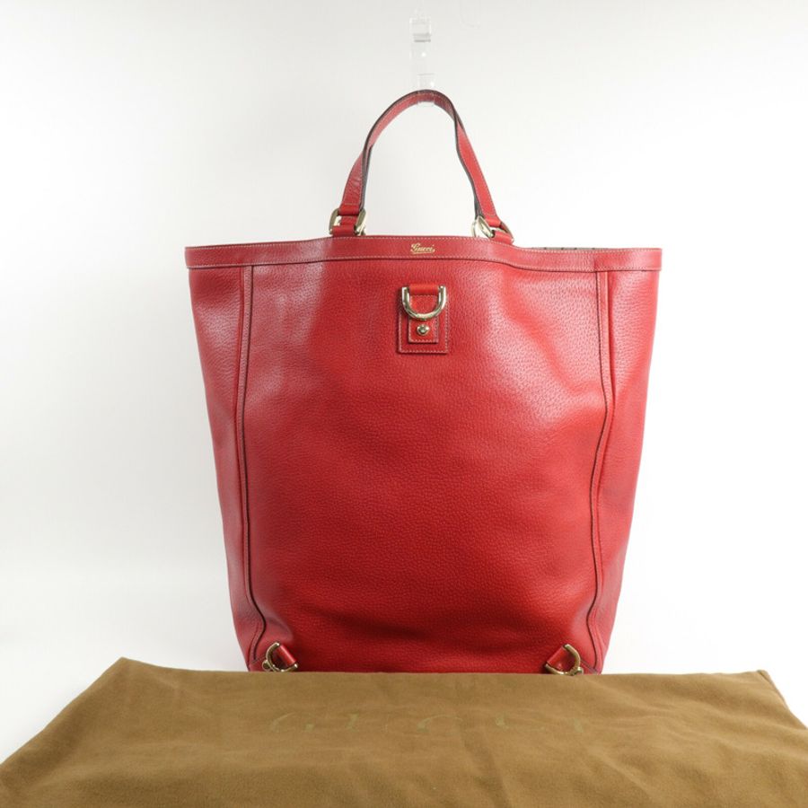 GUCCI 牛皮皮革Tote Bag手挽袋-9