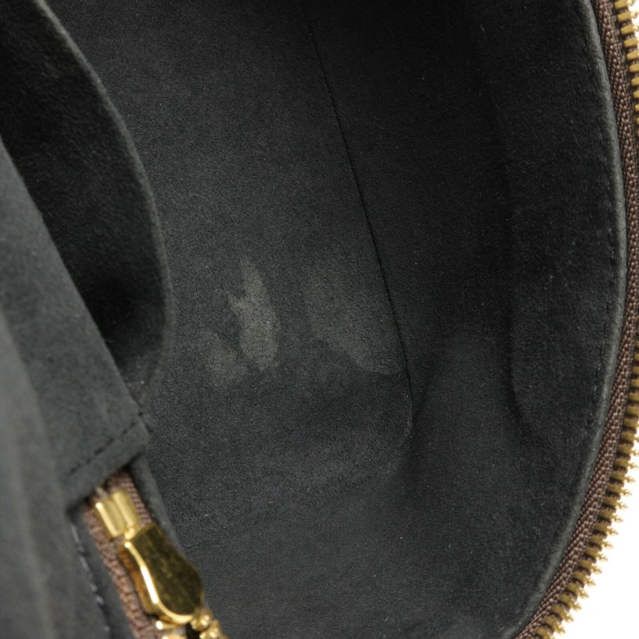 LOUIS VUITTON Monogram/Monogram Reverse Vanity PM手挽肩背兩用袋棕色-16