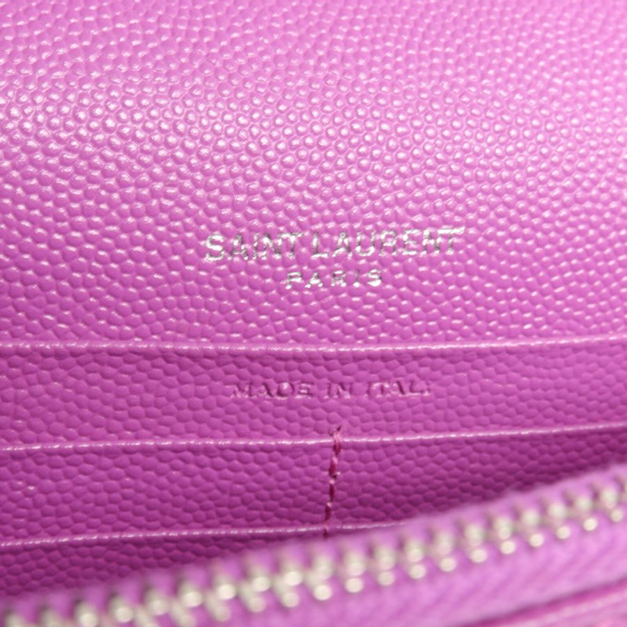 SAINT LAURENT 牛皮皮革Cassandra Envelope Chain Wallet-5