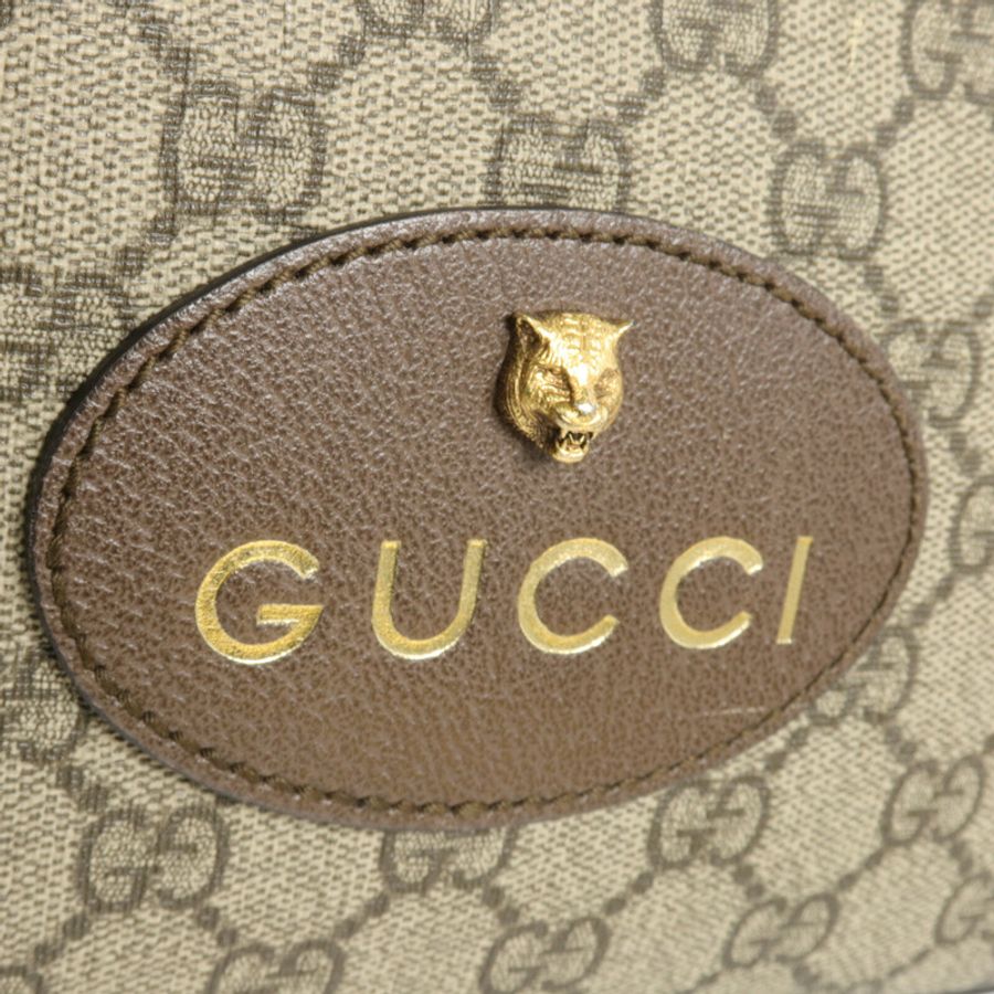 GUCCI 塗層帆布Neo Vintage GG Supreme肩背袋-7