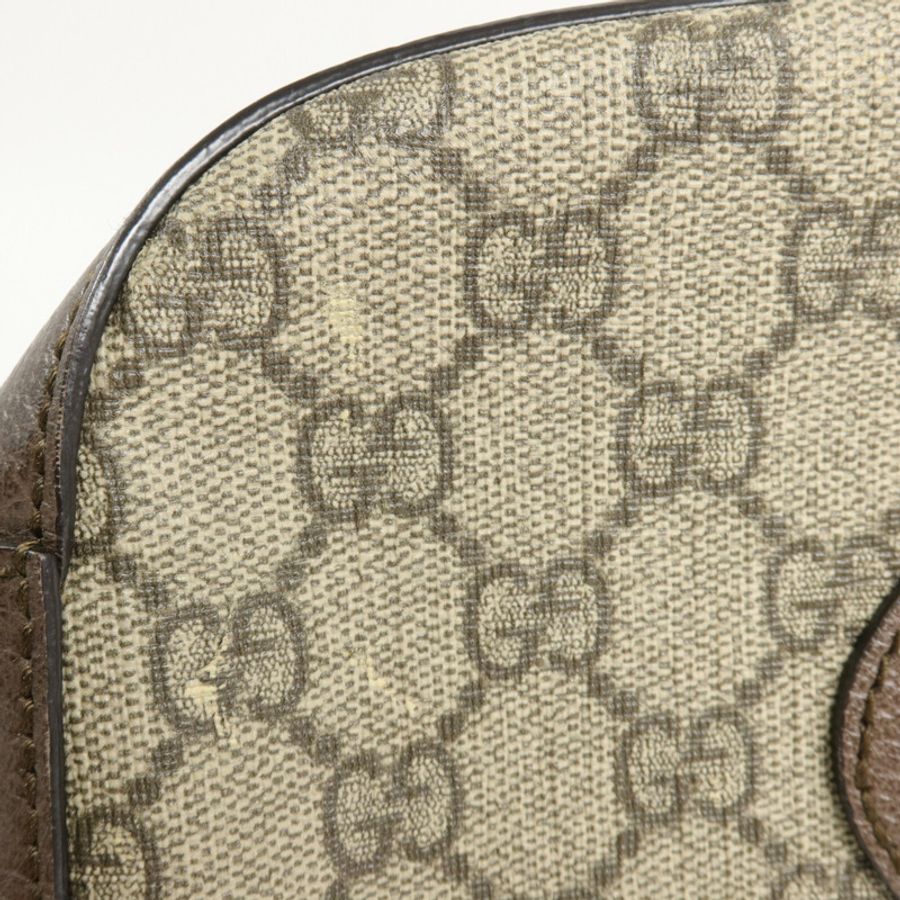 GUCCI 塗層帆布Neo Vintage GG Supreme肩背袋-16