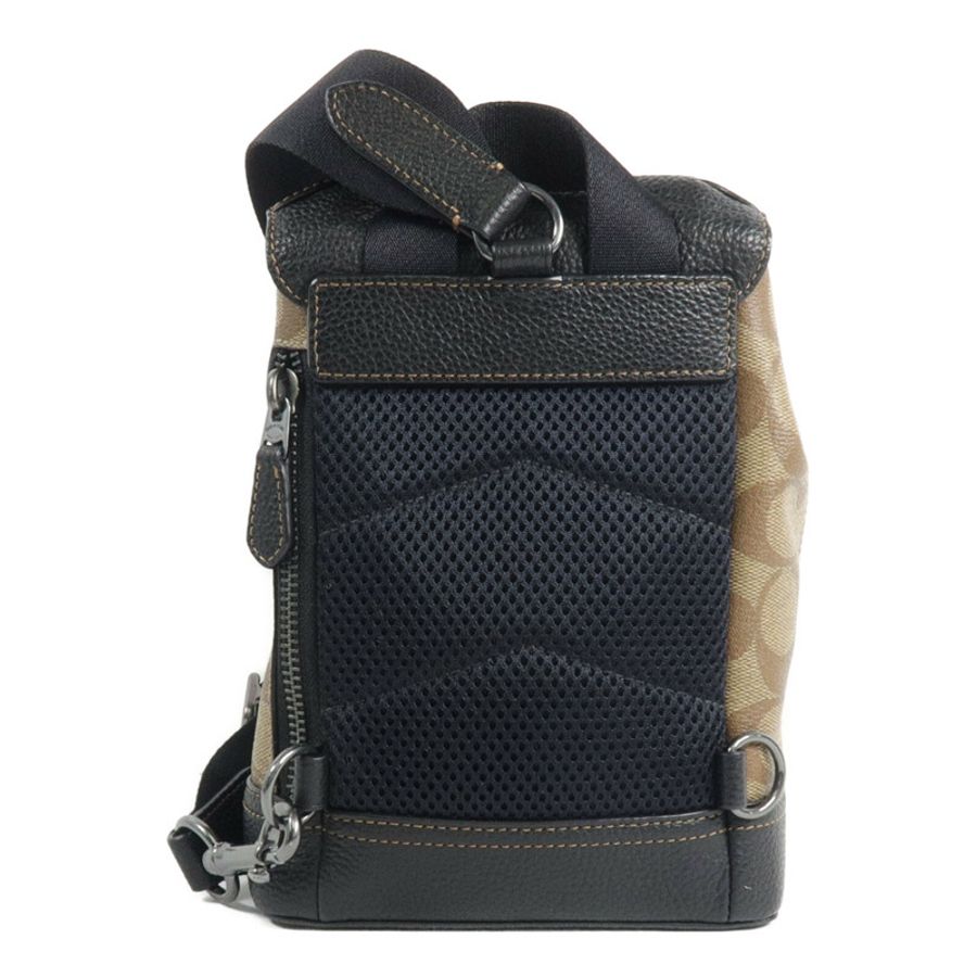 COACH 塗層帆布Hudson Small Pack肩背袋-1