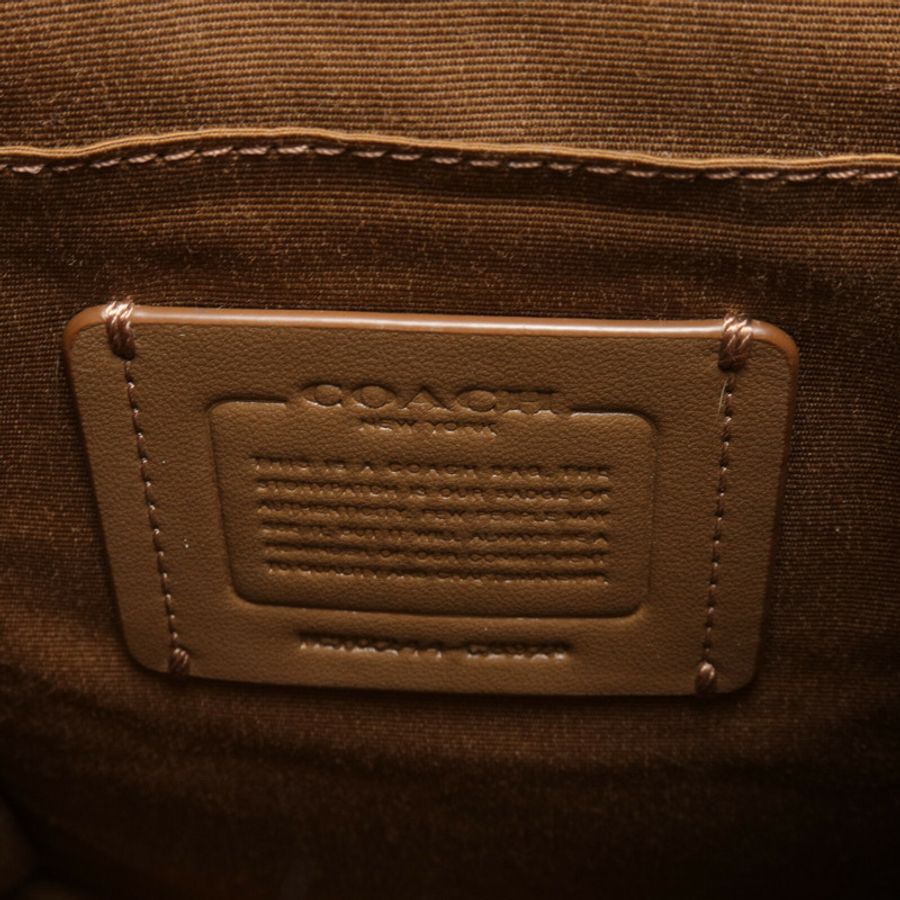 COACH 塗層帆布Hudson Small Pack肩背袋-5