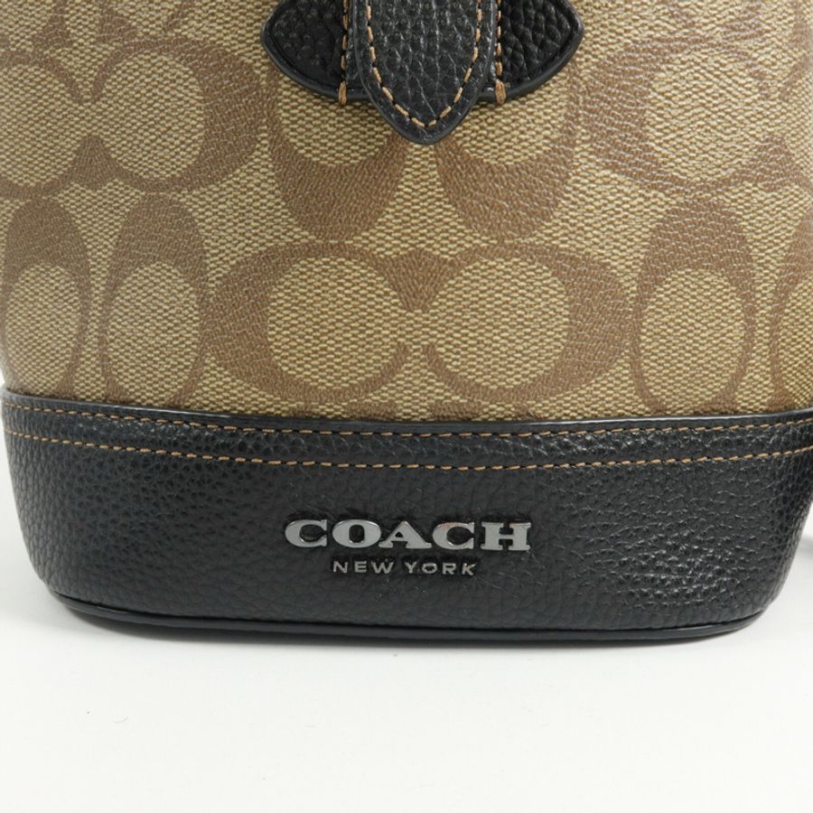 COACH 塗層帆布Hudson Small Pack肩背袋-6