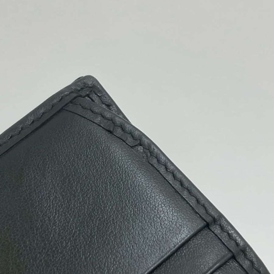 GUCCI Marmont 愛心兩摺拉鍊零錢袋短夾 黑金-14