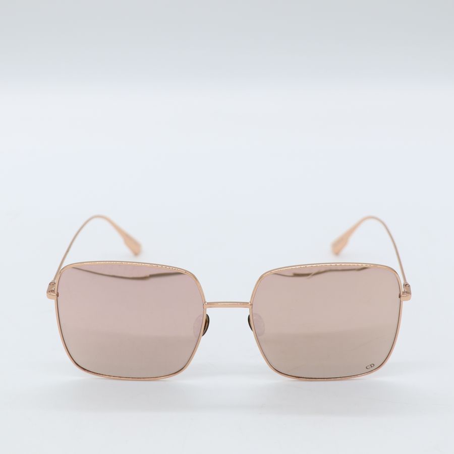 Dior 玫瑰金方框 墨鏡-2