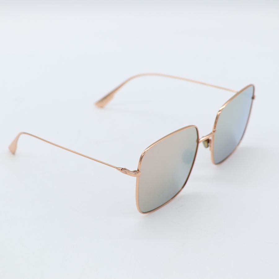 Dior 玫瑰金方框 墨鏡-4