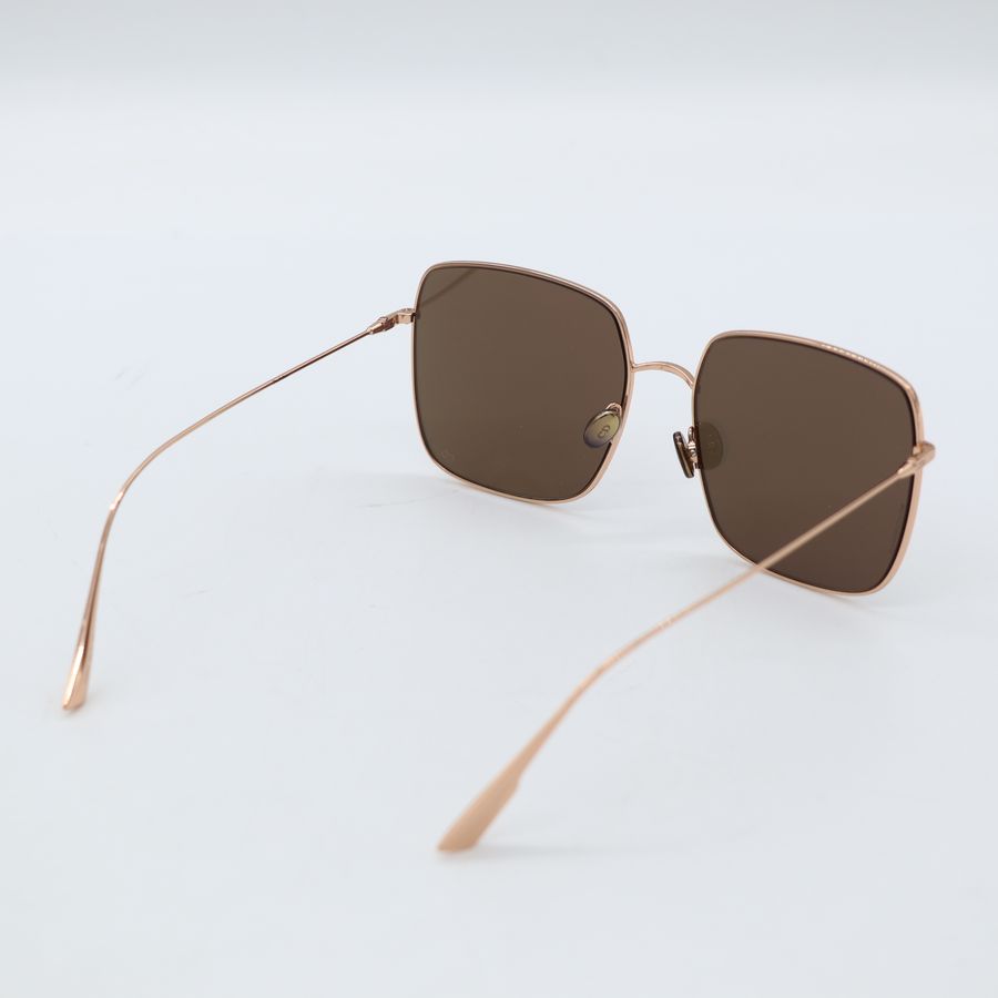 Dior 玫瑰金方框 墨鏡-6