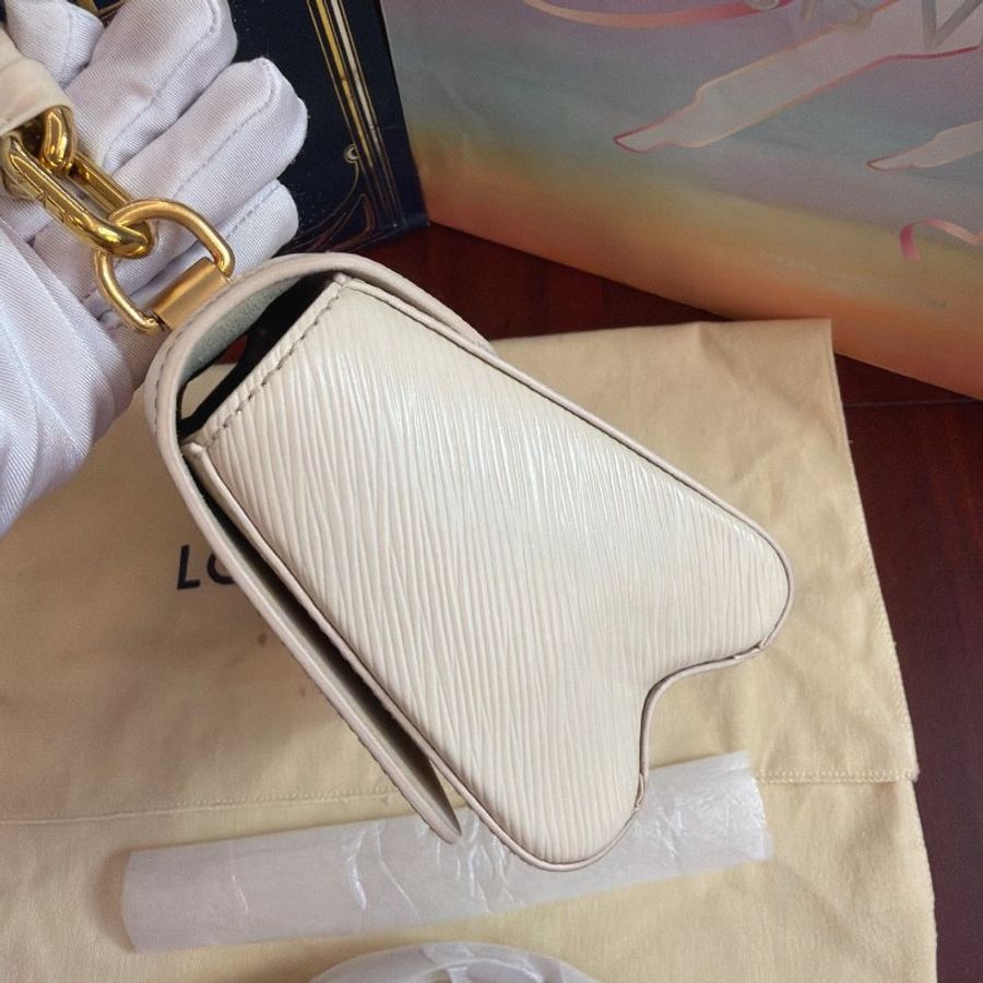 近新品 路易威登/Louis Vuitton Twist米白色肩背包 芯片款-3