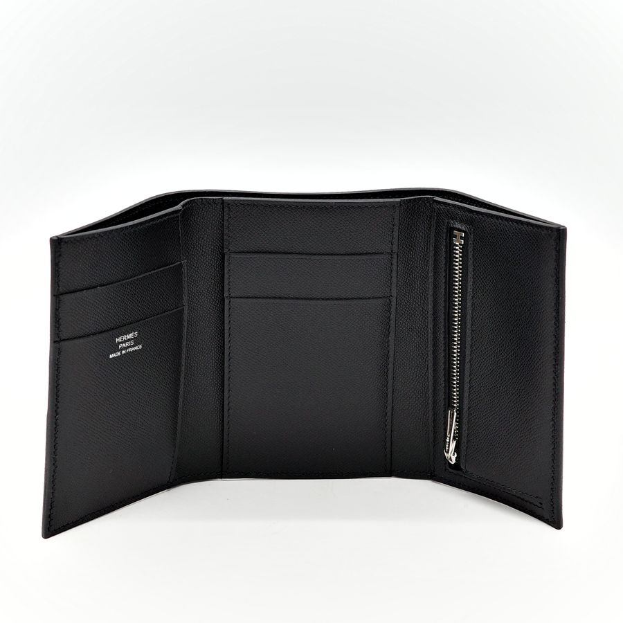 Hermès 愛馬仕 So Black Bearn 短夾-5