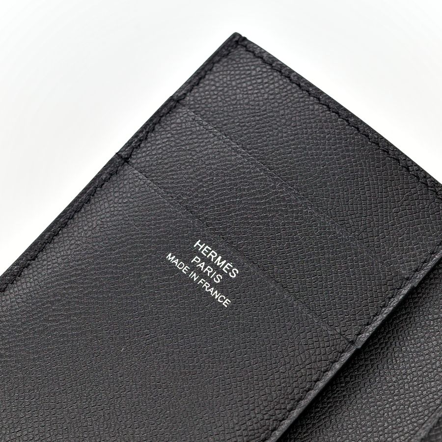 Hermès 愛馬仕 So Black Bearn 短夾-6
