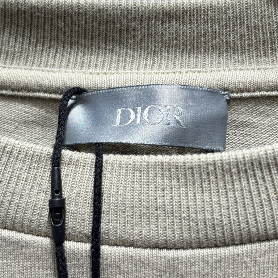 DIOR 迪奧短袖 T恤 M碼 SS25 47數字 條紋 米色-3