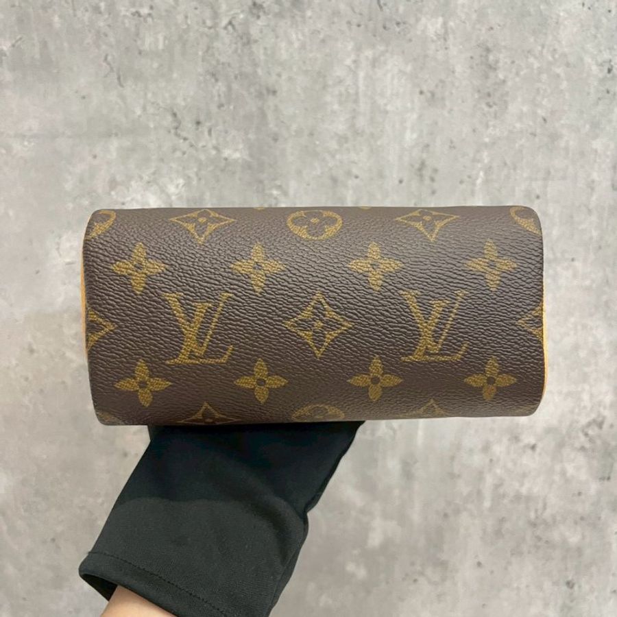 Louis Vuitton Nano Speedy 經典老花 晶片款-8