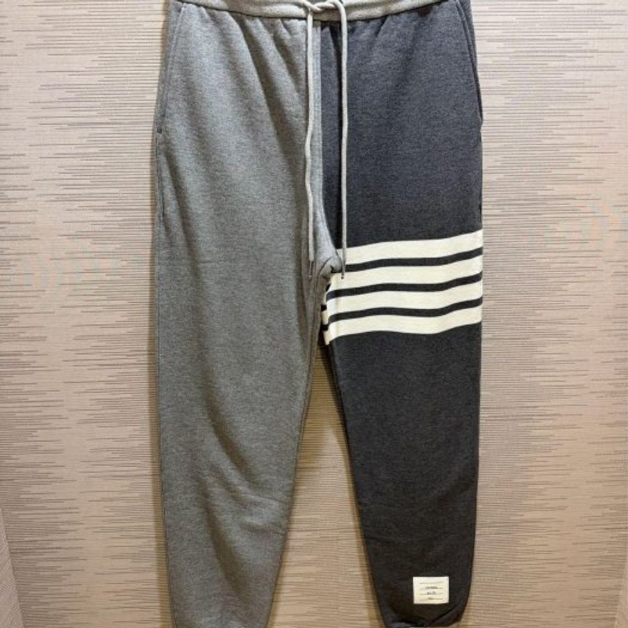 💎Han's house精品服飾💎THOM BROWNE TB 4杆 拼接色 長褲 日本製 現貨2號 原價28300-0