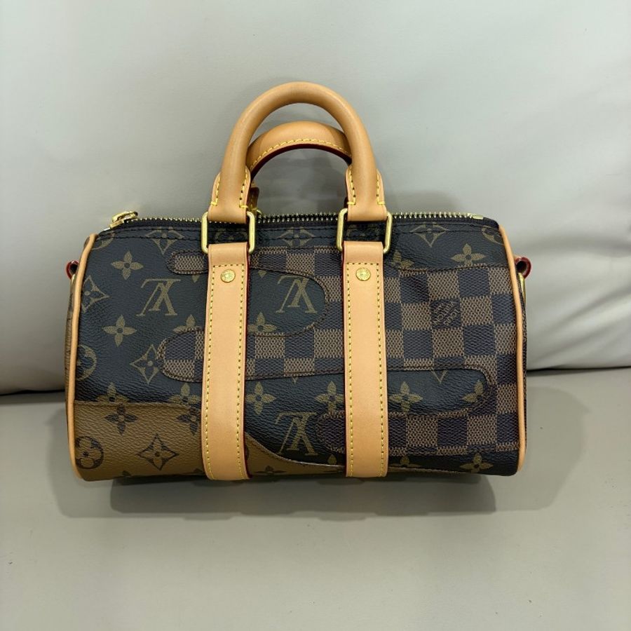 LV路易威登 Nigo聯名款 Keepall25 晶片款-1