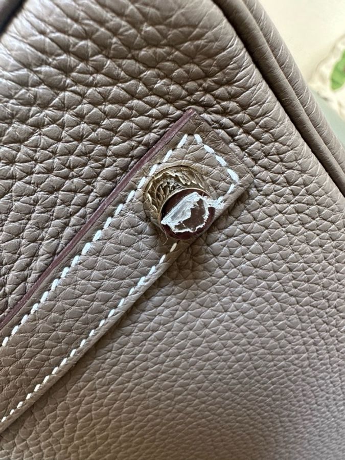 愛馬仕 Hermès Birkin 30 大象灰(Etoupe),金扣,Togo 皮,B 刻印,輕微使用痕跡,保存很好,原始成色。-9