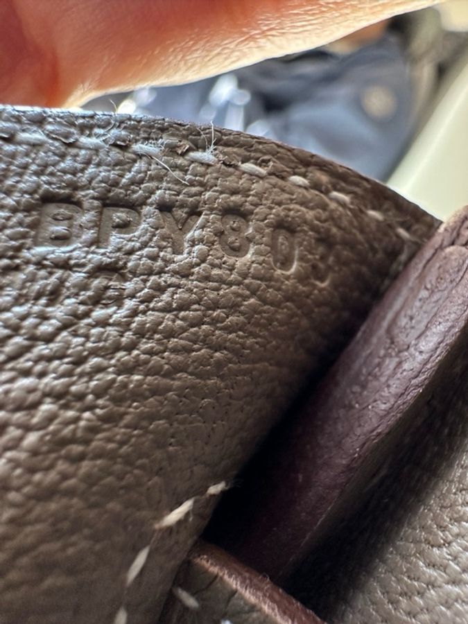 愛馬仕 Hermès Birkin 30 大象灰(Etoupe),金扣,Togo 皮,B 刻印,輕微使用痕跡,保存很好,原始成色。-10