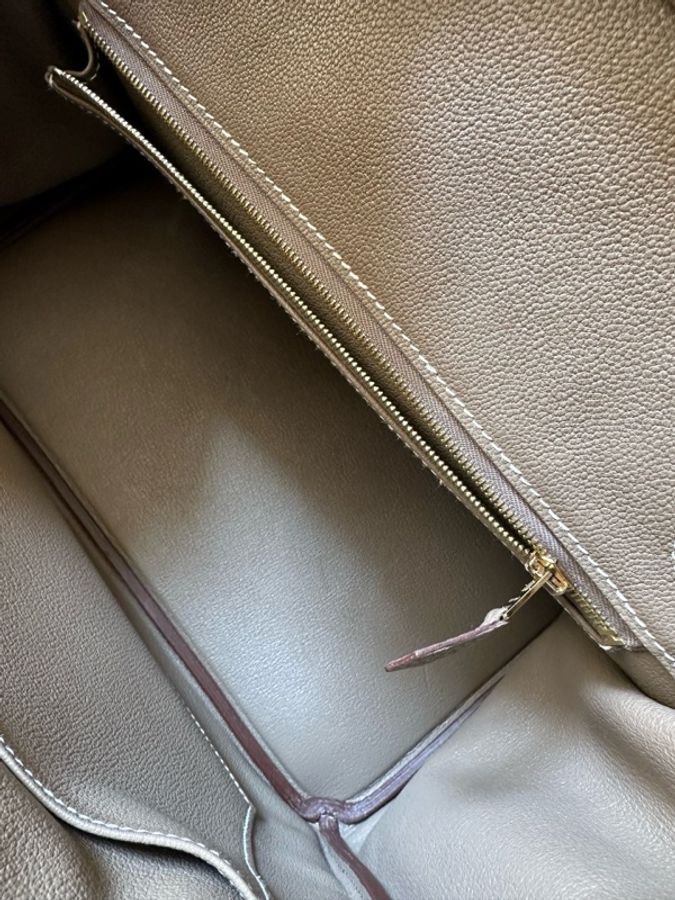 愛馬仕 Hermès Birkin 30 大象灰(Etoupe),金扣,Togo 皮,B 刻印,輕微使用痕跡,保存很好,原始成色。-12