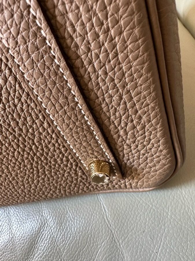 愛馬仕 Hermès Birkin 30 大象灰(Etoupe),金扣,Togo 皮,B 刻印,輕微使用痕跡,保存很好,原始成色。-23