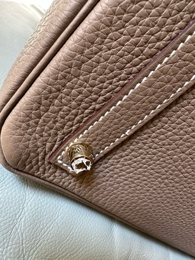 愛馬仕 Hermès Birkin 30 大象灰(Etoupe),金扣,Togo 皮,B 刻印,輕微使用痕跡,保存很好,原始成色。-24