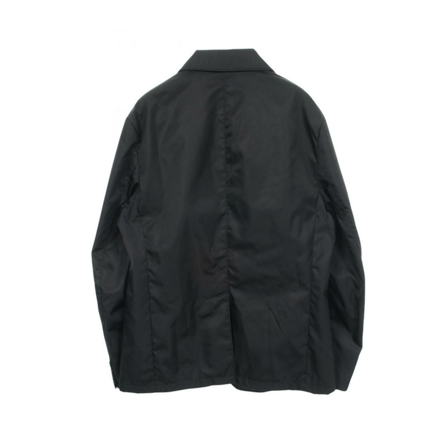 PRADA Re-Nylon Triangle Plate Tailored jacket #52 SD099 Nylon Black Used mens-1