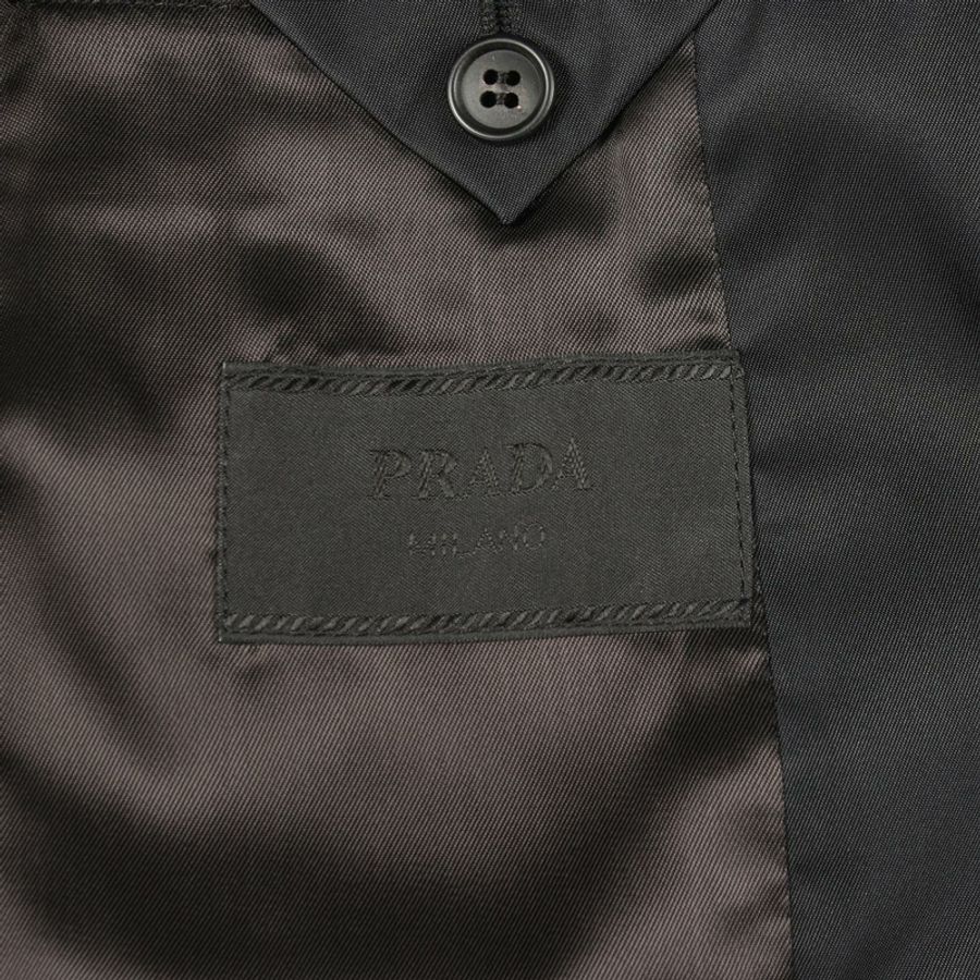 PRADA Re-Nylon Triangle Plate Tailored jacket #52 SD099 Nylon Black Used mens-2