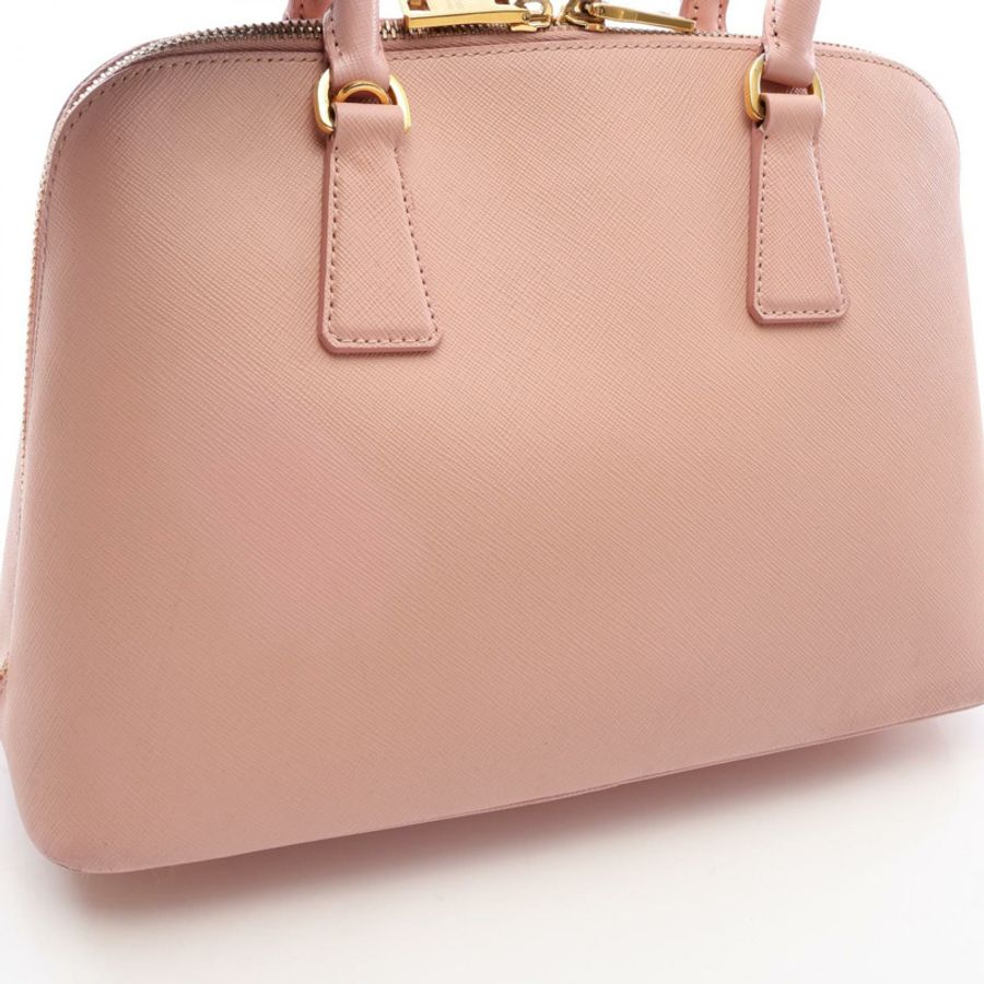 PRADA SAFFIANO LUX 單肩斜背包 1BA837 Saffiano 皮革 粉紅色 二手-5
