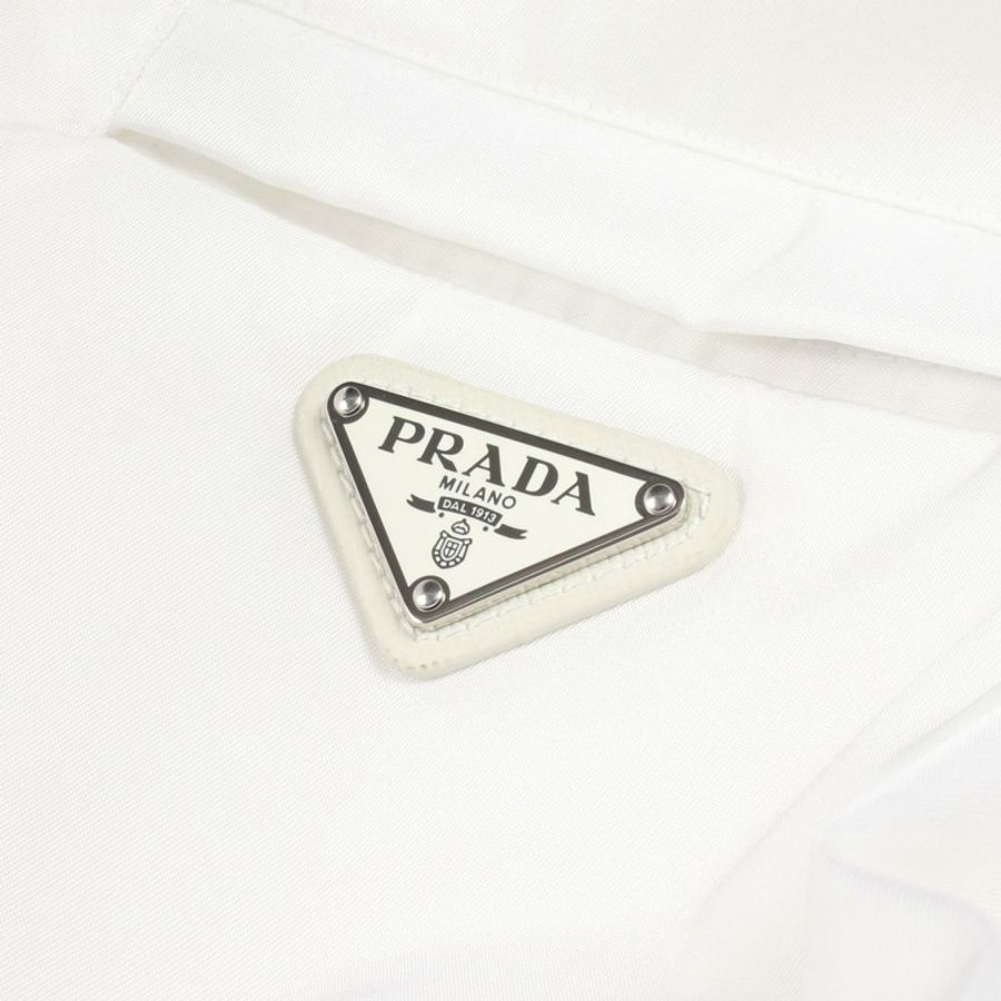 PRADA adidas Re-Nylon 長袖襯衫上衣 #3XL 尼龍 白色 黑色 二手 男款-5