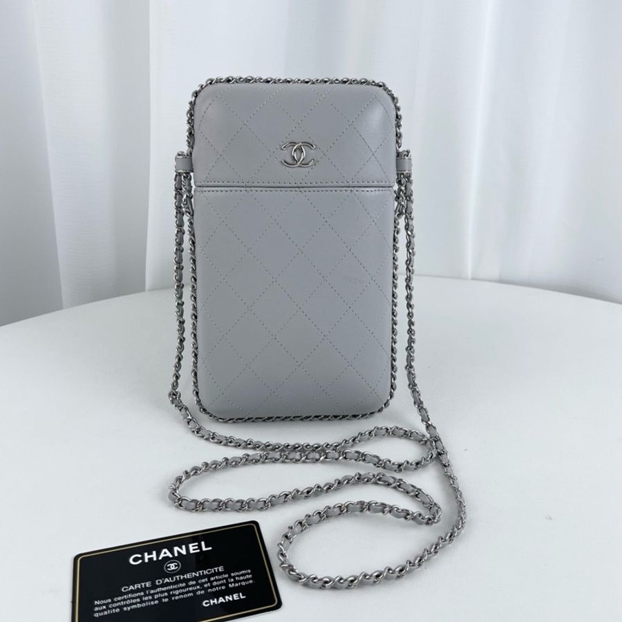 【97新 ✨ 全網最低價!】Chanel/香奈兒 銀色鏈條包(下單前先詢問庫存❗️❗️)-2