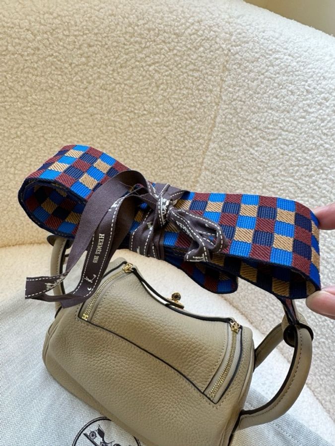 愛馬仕 Hermès Mini Lindy 風衣灰(Trench),U 刻印-3