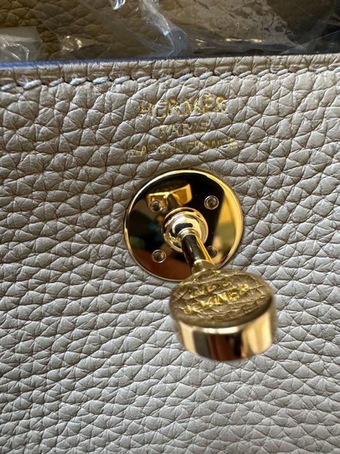 愛馬仕 Hermès Mini Lindy 風衣灰(Trench),U 刻印-7