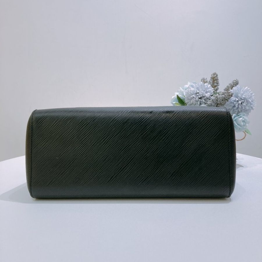 TW4922 Louis Vuitton 路易威登 銀扣手挽肩背兩用袋黑色/粉紅色 Epi Marelle MM Black/Pink x PHW-4