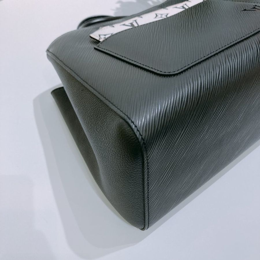 TW4922 Louis Vuitton 路易威登 銀扣手挽肩背兩用袋黑色/粉紅色 Epi Marelle MM Black/Pink x PHW-5