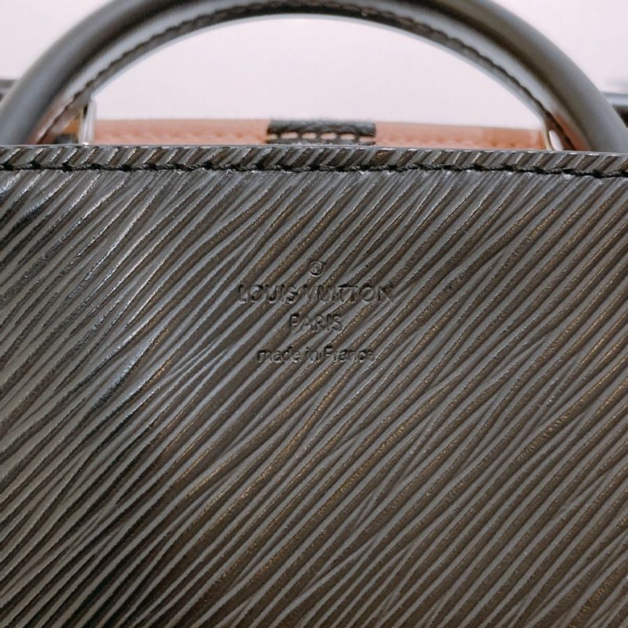 TW4922 Louis Vuitton 路易威登 銀扣手挽肩背兩用袋黑色/粉紅色 Epi Marelle MM Black/Pink x PHW-9