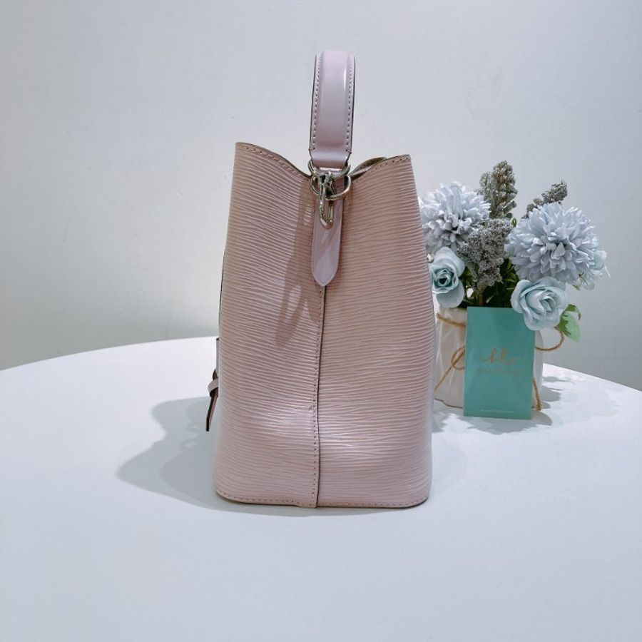 TW4923 Louis Vuitton 路易威登 水桶包 布肩帶Epi Neo Noe BB Pink x PHW-2