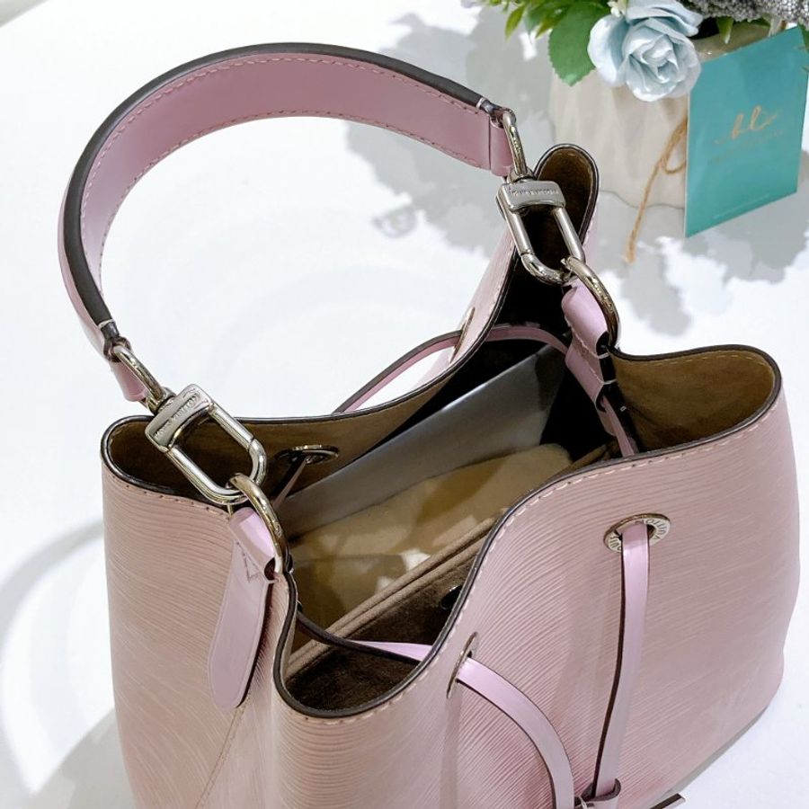 TW4923 Louis Vuitton 路易威登 水桶包 布肩帶Epi Neo Noe BB Pink x PHW-12