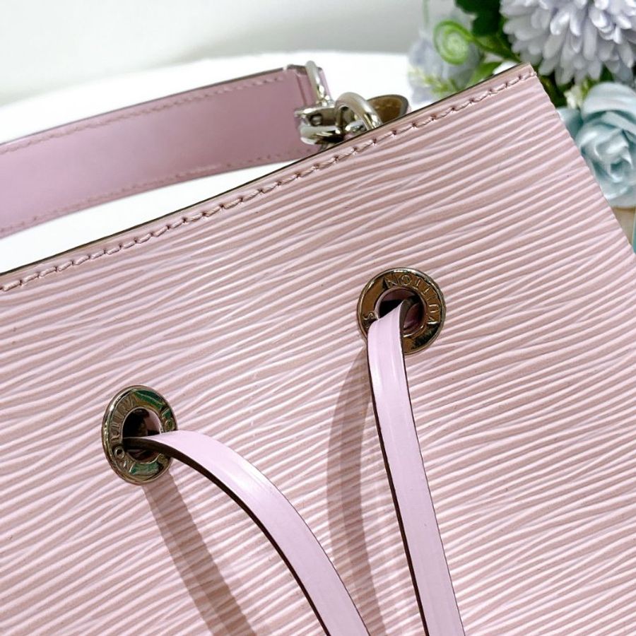 TW4923 Louis Vuitton 路易威登 水桶包 布肩帶Epi Neo Noe BB Pink x PHW-13