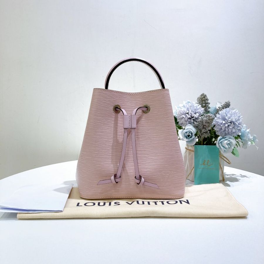 TW4923 Louis Vuitton 路易威登 水桶包 布肩帶Epi Neo Noe BB Pink x PHW-17